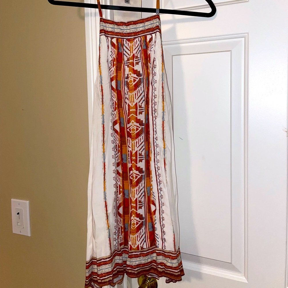 Urban Outfitters Orange Tribal Dress